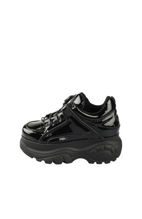 Buffalo Classic Low Patent Leather Sneaker in Black at Nordstrom, Size 38