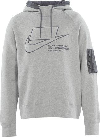 Nike Sportswear logo Printing Woven Pullover dark grey Gray CU3798-050