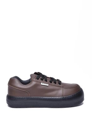 Sunnei Leather Sneakers - Brown/Black