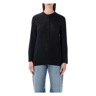 Isabel Marant Dames, Tops, Zwart, Maat: M Linnen