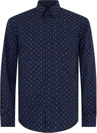 Paul & Shark Long-sleeve Shirt - male - Paul & Shark - Casual Shirts - Blue - XL - Shirts