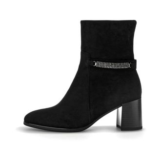 Gabor Enkellaarsjes - Dames - Schoenen - Zwart - Maat: 37 EU Leer