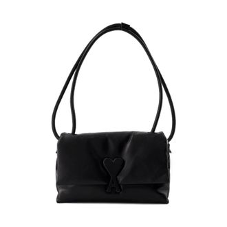 Ami Dames, Tassen, Zwart, Maat: ONE Size Leer