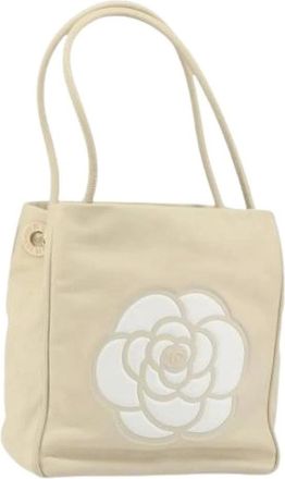 Chanel Pre-owned Tote Bags, female, Beige, Size: ONE SIZE Pre-owned Vintage Tote Bag