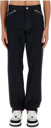 Dolce & Gabbana 5-pocket Straight-Leg Jeans - Heren - Regular Fit Jeans - Blauw - M - Katoen - Jeans