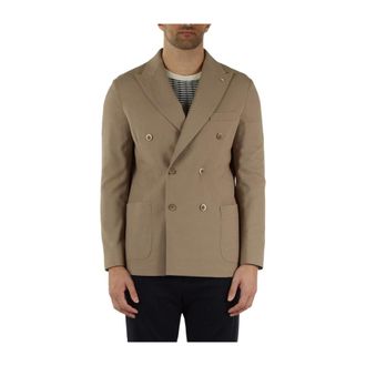 AT.P. CO At.p.co Jackets - male - At.P.Co - Blazers - Brown - 2XL - Suits