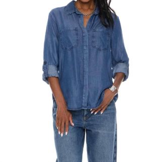 Velvet Heart Riley Denim Shirt In Blue