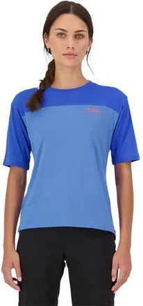 Mons Royale Diversion Merino Short-Sleeve Bike Jersey - Womens in Ocean/ultramarine at Nordstrom, Size Small