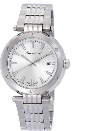 Mathey-Tissot Neptune Quartz Silver Dial Mens Watch H912AI