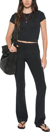 Sporty & Rich T-shirt - Dames - T-shirts - Zwart - L - Tops
