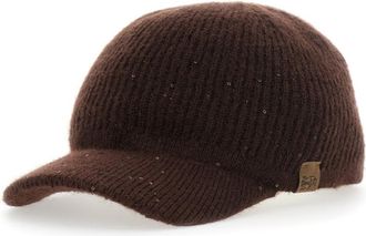 Brunello Cucinelli Brown Knitted Baseball Cap