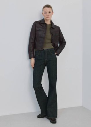 Mango Top coste cotone kaki - Donna - XXS - MANGO