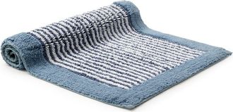 Christy Portobello Stripe Coastal Inspired Bath Rugs in Chalk Blue at Nordstrom