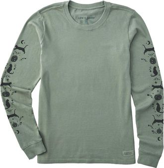 Life is good Long Sleeve Crusher T-Shirt