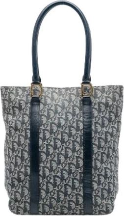 Dior Pre-owned Vintage Tote Bag - Dames - Vintage Shopper - Blauw - ONE Size - Vintage