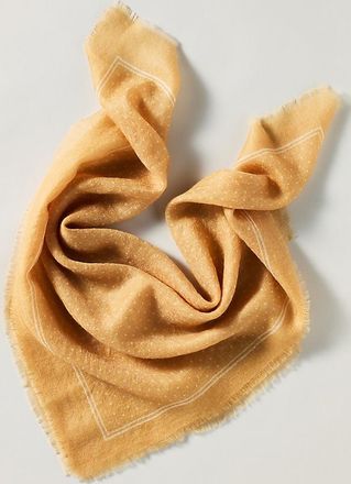 Wyeth Nyc Layla 100% Cashmere Bandana Scarf