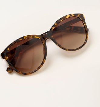 Fat Face FatFace Claire Tortoiseshell Brown Sunglasses