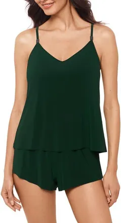 Magic Suit By Miraclesuit Mila One-Piece Romper Swimsuit in Rosemary at Nordstrom, Size 10