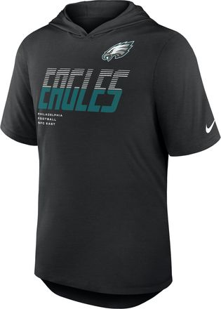 Nike Philadelphia Eagles Nike Mens Dri-FIT NFL Hooded T-Shirt in Black | 03NB00A86-W9H