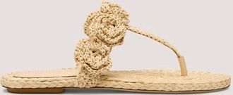 Stuart Weitzman Magnolia T-Strap Slide In Natural