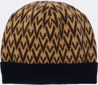Valentino Garavani Gorro de jacquard Toute La V de lana virgen