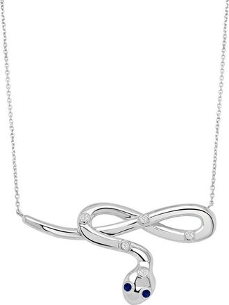 Sabrina Designs 14K 1.13 Ct. Tw. Diamond Snake Necklace