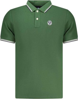North Sails Verde Katoenen Polo - Heren - Polos - Groen - S - Katoen - Tops