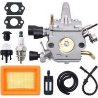 OEM Carburador Para Cortac&eacute;spedes Stihl Fs120, Fs200, Fs250, Fs300, Fs350, Fr350. Accesorios Jrisbo Para Fs 250. Kit De Carburador Con Filtro De Aire, Jun