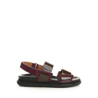 Marni Flat Sandal - female - Marni - Flat Sandals - Brown - 6 1/2 UK - Shoes