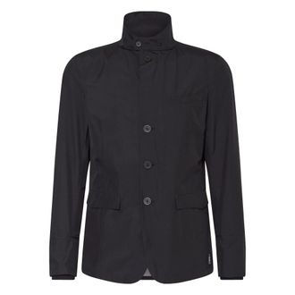 Herno Heren, Jassen, Grijs, Maat: XL Nylon