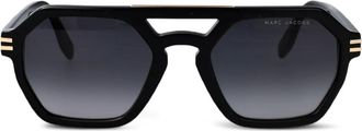 Marc Jacobs Occhiali da sole geometrici - Nero