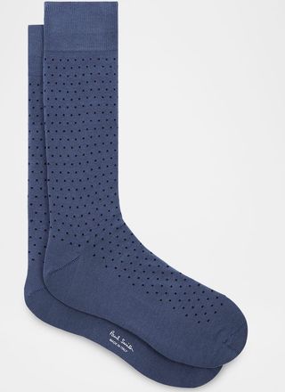 Paul Smith Mens Mini Polka Dot Crew Socks