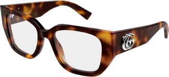 Gucci Ladies Black Square Eyeglass Frames GG1952O 002