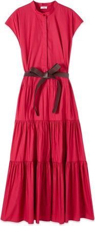 Oltre Dames, Jurken, Rood, Maat: XL Katoen