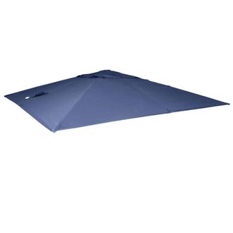 Hhg [nunca Usado] Funda De Repuesto Para La Sombrilla De Lujo Hhg-436, Funda De Repuesto Para Sombrilla, 3 X 3 M (&oslash; 4,24 M), Poli&eacute;ster, Azul