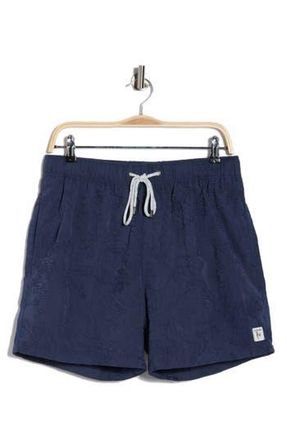 Vintage Summer Swimwear Endless Embroidered Volley Swim Shorts in Navy at Nordstrom Rack, Size Xx-Large