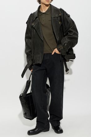 Balmain Loose Jeans, Mens, Black