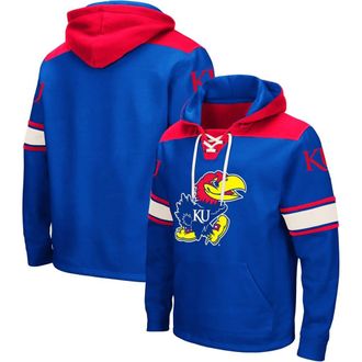 Colosseum Mens Colosseum Royal Kansas Jayhawks 2.0 Lace-Up Pullover Hoodie at Nordstrom, Size X-Large