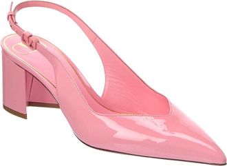 Valentino Vlogo Signature 60 Patent Slingback Pump