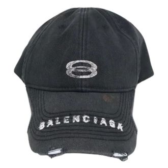 Balenciaga Pre-owned Accessories, female, Black, Size: ONE SIZE Pre-owned Vintage Cap
