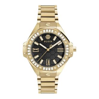 Philipp Plein Lady Royal Pwbda 0824 - Dames - Horloges - Geel - ONE Size - Accessoires