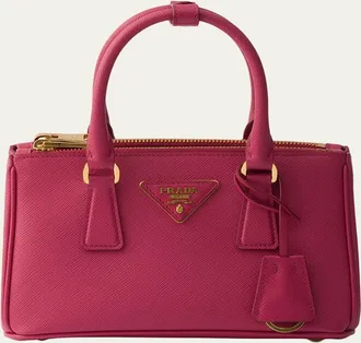 Prada Galleria Mini Saffiano Leather Top-Handle Bag