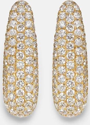 Anita Ko Claire Petite 18kt gold (750/1000) earrings with diamonds
