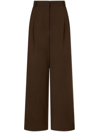 TOMBOY Broek met wijde pijpen - Bruin