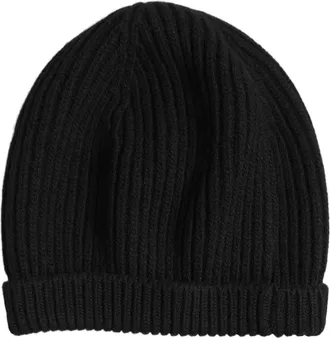 Dolce & Gabbana Men Black Wool Knitted Winter Beanie Capello One Mens Hat