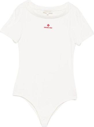 Shushu/Tong Logo-print Raglan-sleeve Bodysuit