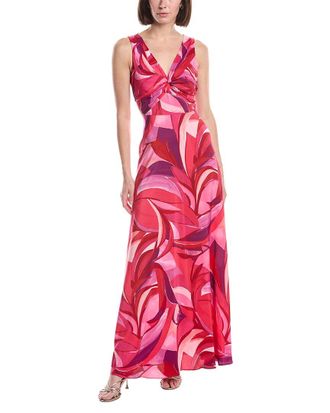 Eliza J Sleeveless Printed Maxi Dress