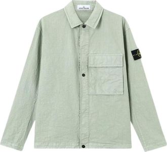 Stone Island Jassen, Heren, Groen, M, Lichte jassen