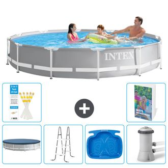 Intex Piscina Prism Frame Redonda - 366x76 Cm - 7-piezas S140