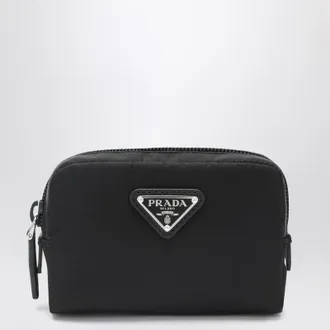 Prada Micro necessaire in black Re-Nylon